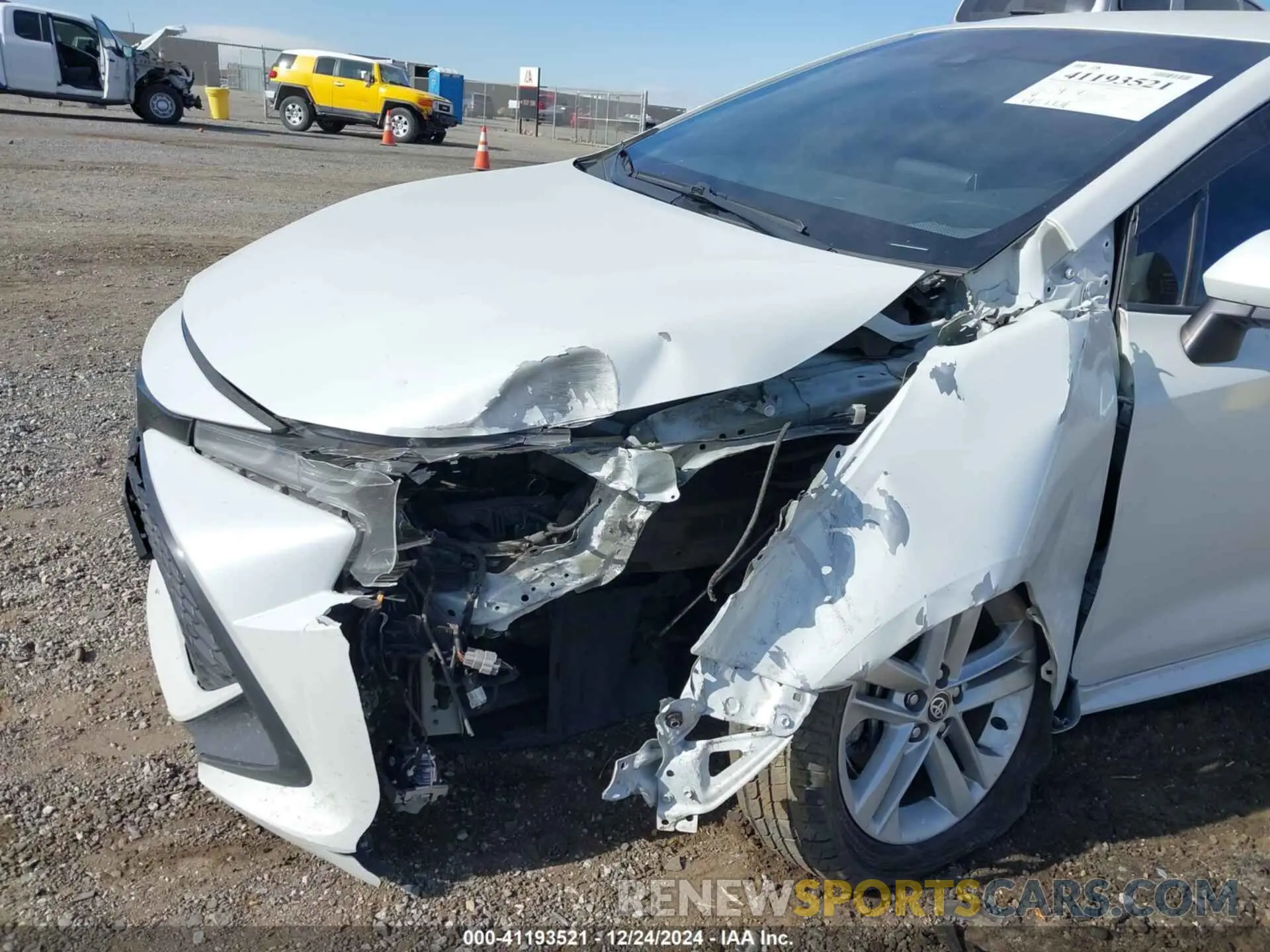 6 Photograph of a damaged car JTND4MBE2M3131730 TOYOTA COROLLA 2021