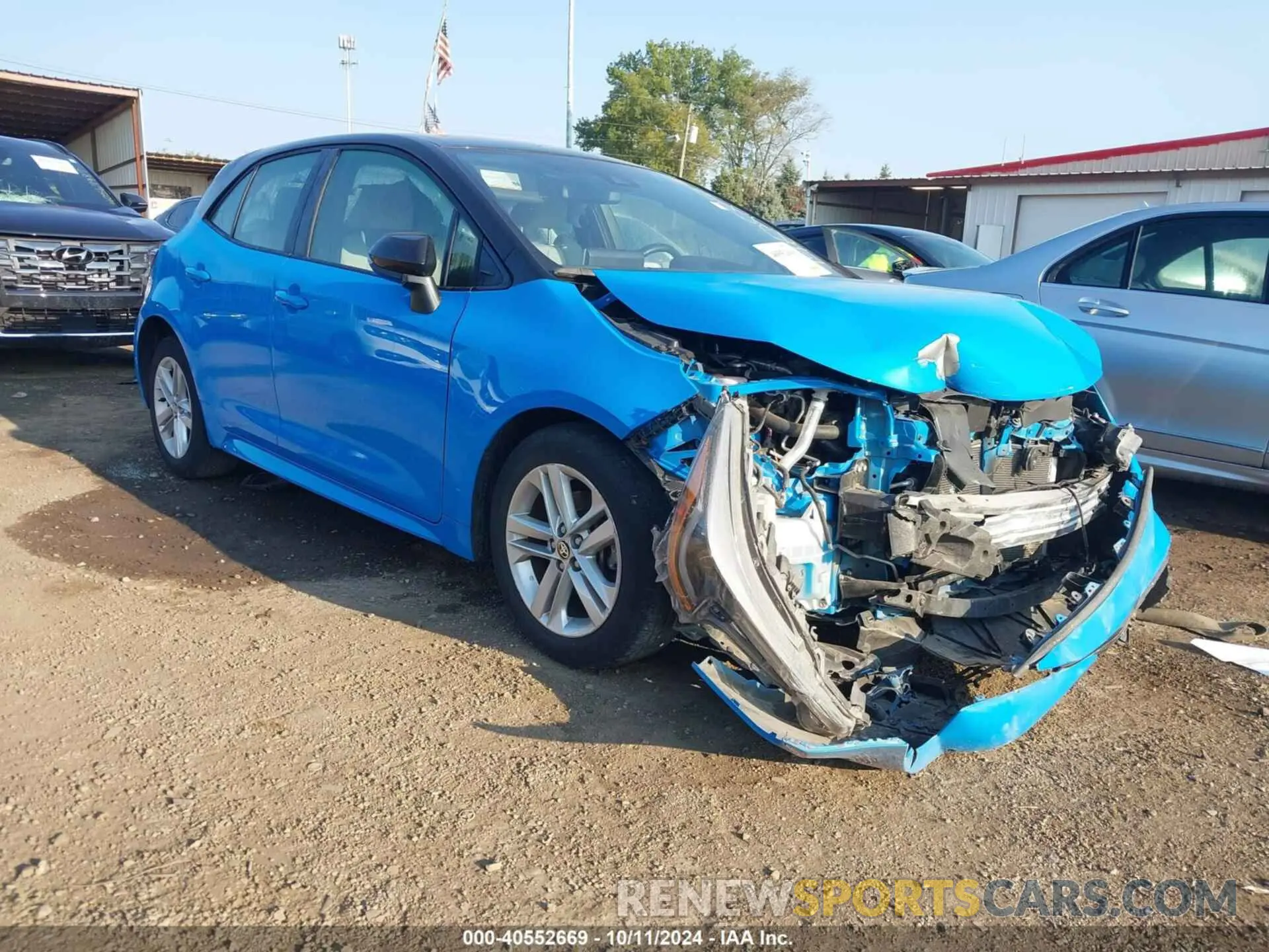 1 Photograph of a damaged car JTND4MBE2M3140587 TOYOTA COROLLA 2021