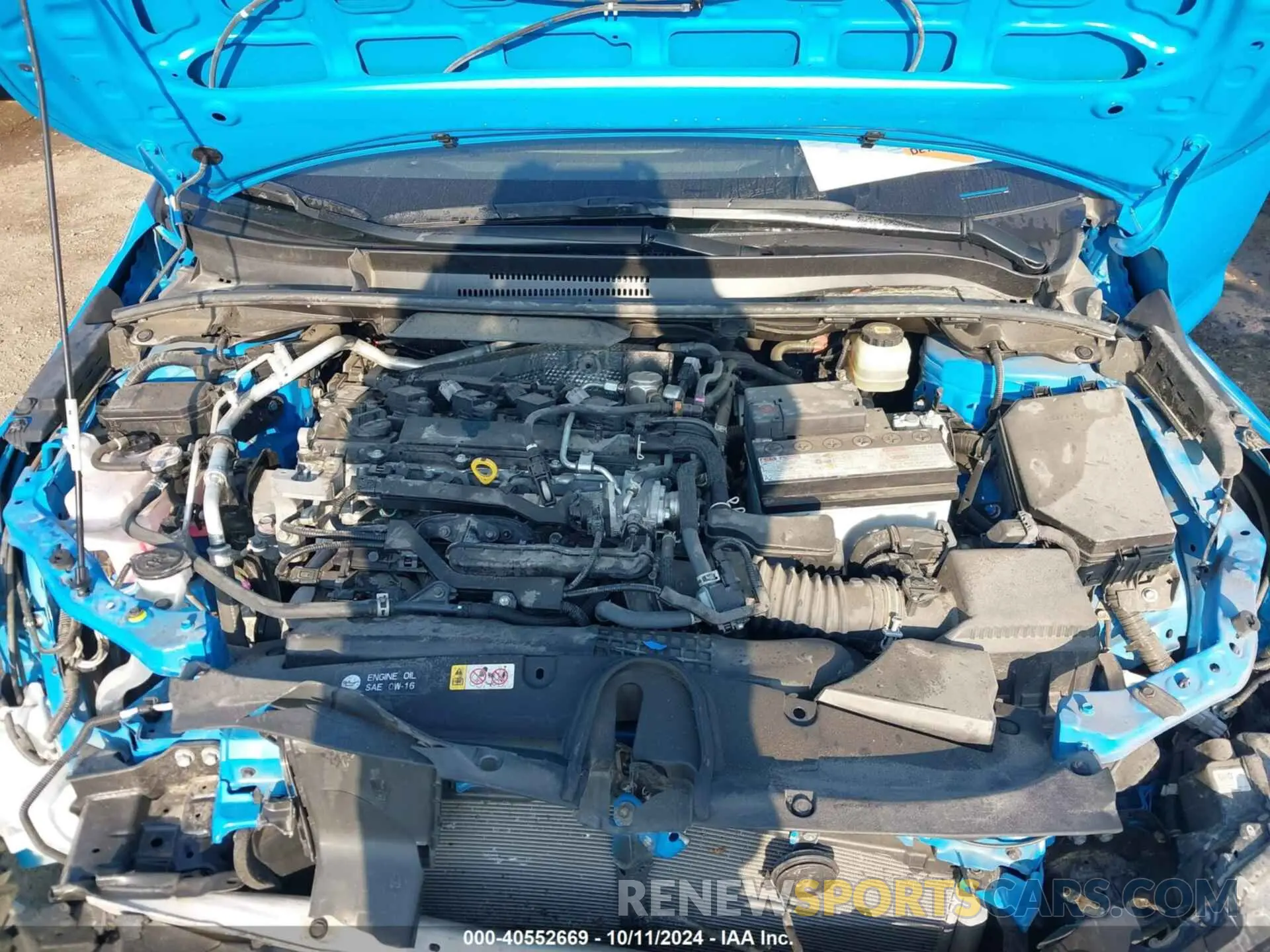 10 Photograph of a damaged car JTND4MBE2M3140587 TOYOTA COROLLA 2021