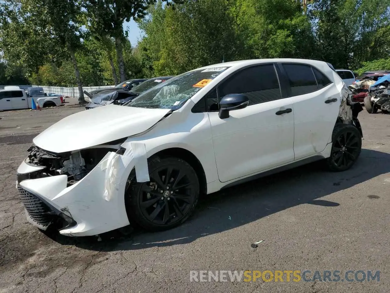 1 Photograph of a damaged car JTND4MBE3M3106271 TOYOTA COROLLA 2021