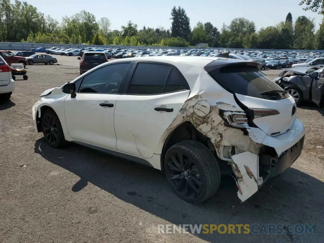 2 Photograph of a damaged car JTND4MBE3M3106271 TOYOTA COROLLA 2021