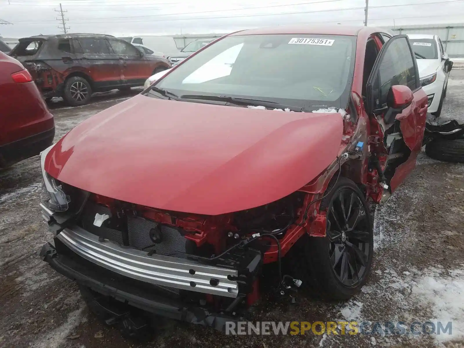 2 Photograph of a damaged car JTND4MBE3M3106951 TOYOTA COROLLA 2021