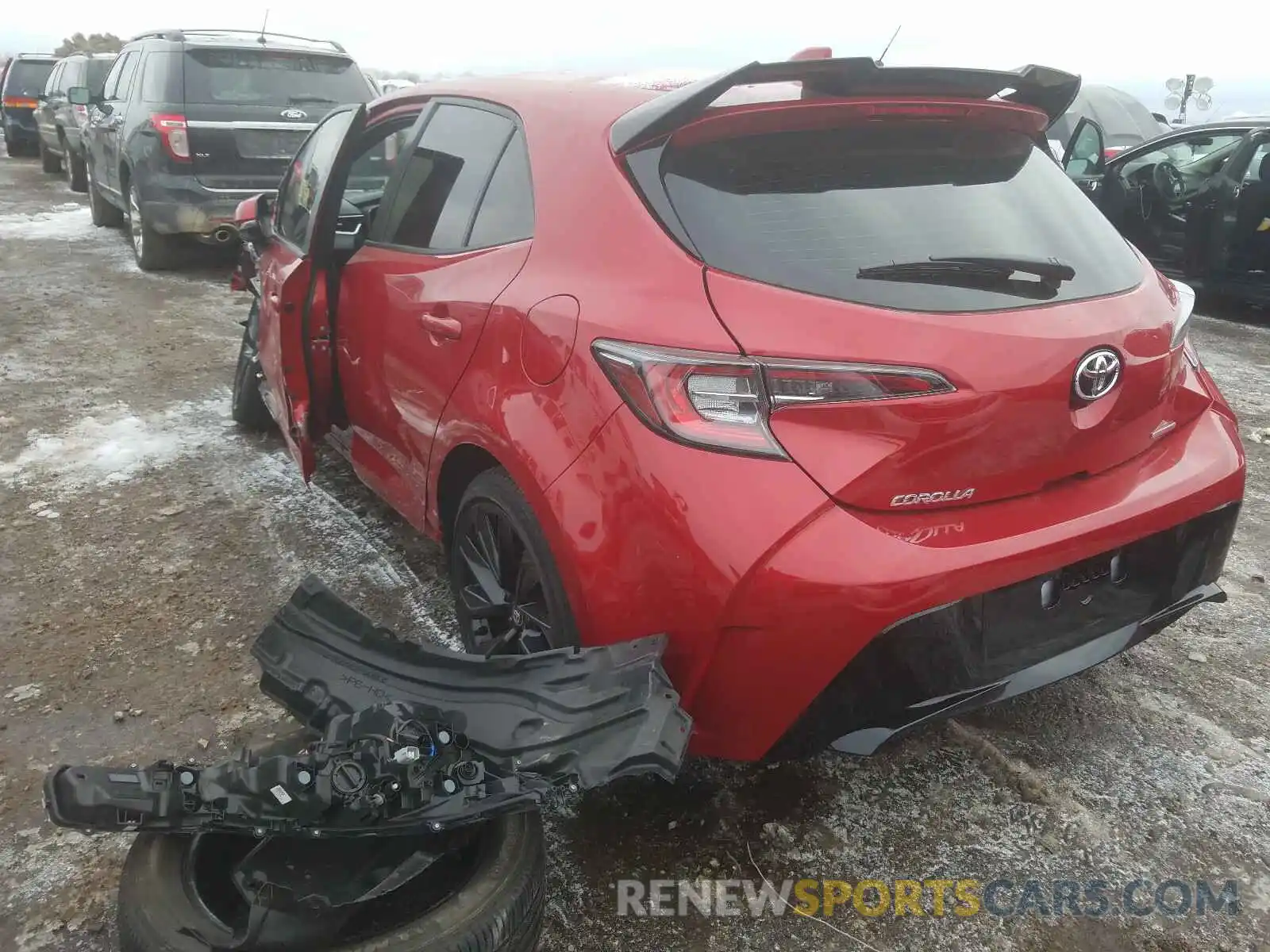 3 Photograph of a damaged car JTND4MBE3M3106951 TOYOTA COROLLA 2021