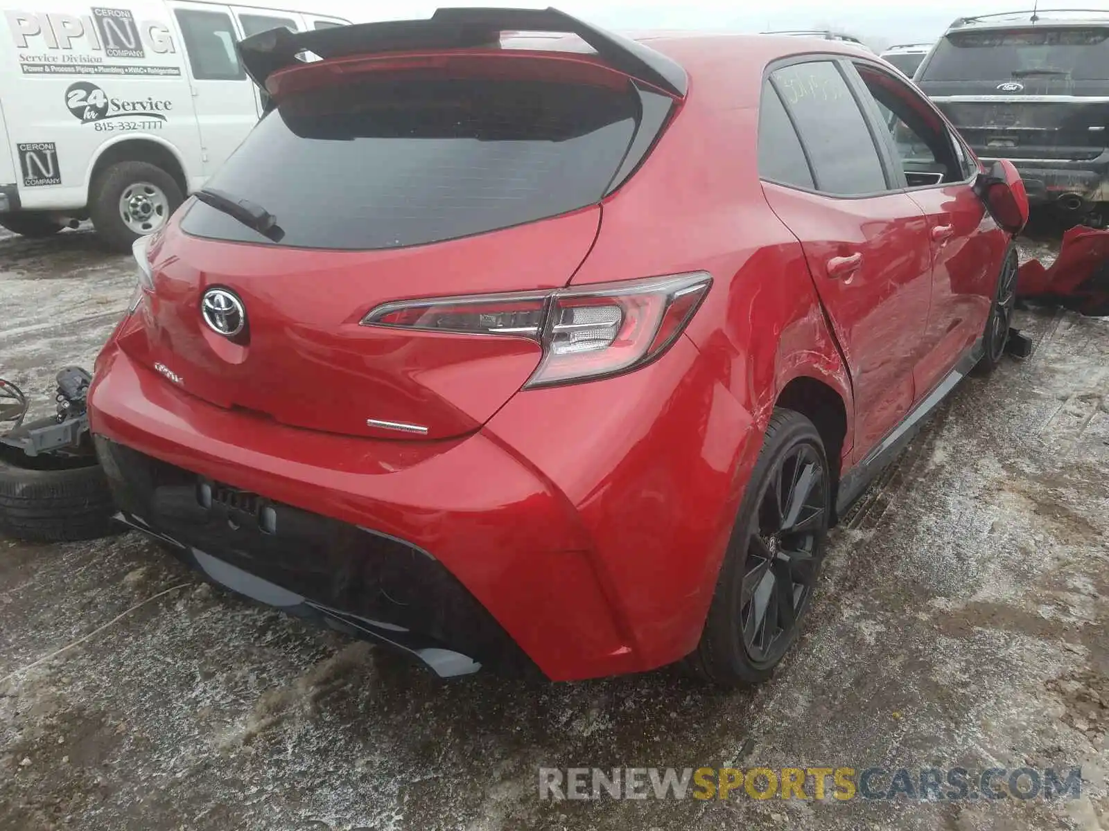 4 Photograph of a damaged car JTND4MBE3M3106951 TOYOTA COROLLA 2021