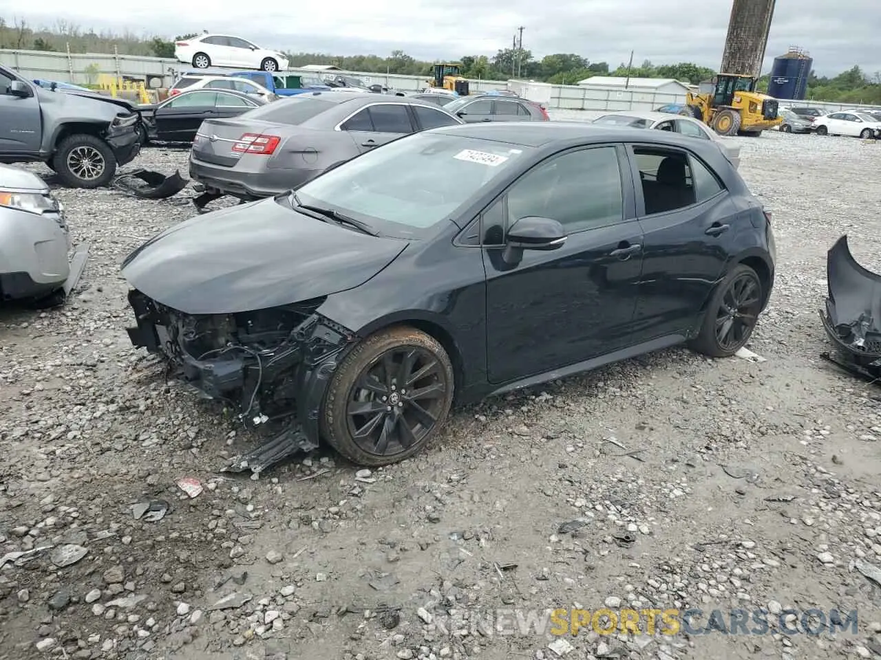1 Photograph of a damaged car JTND4MBE3M3108229 TOYOTA COROLLA 2021
