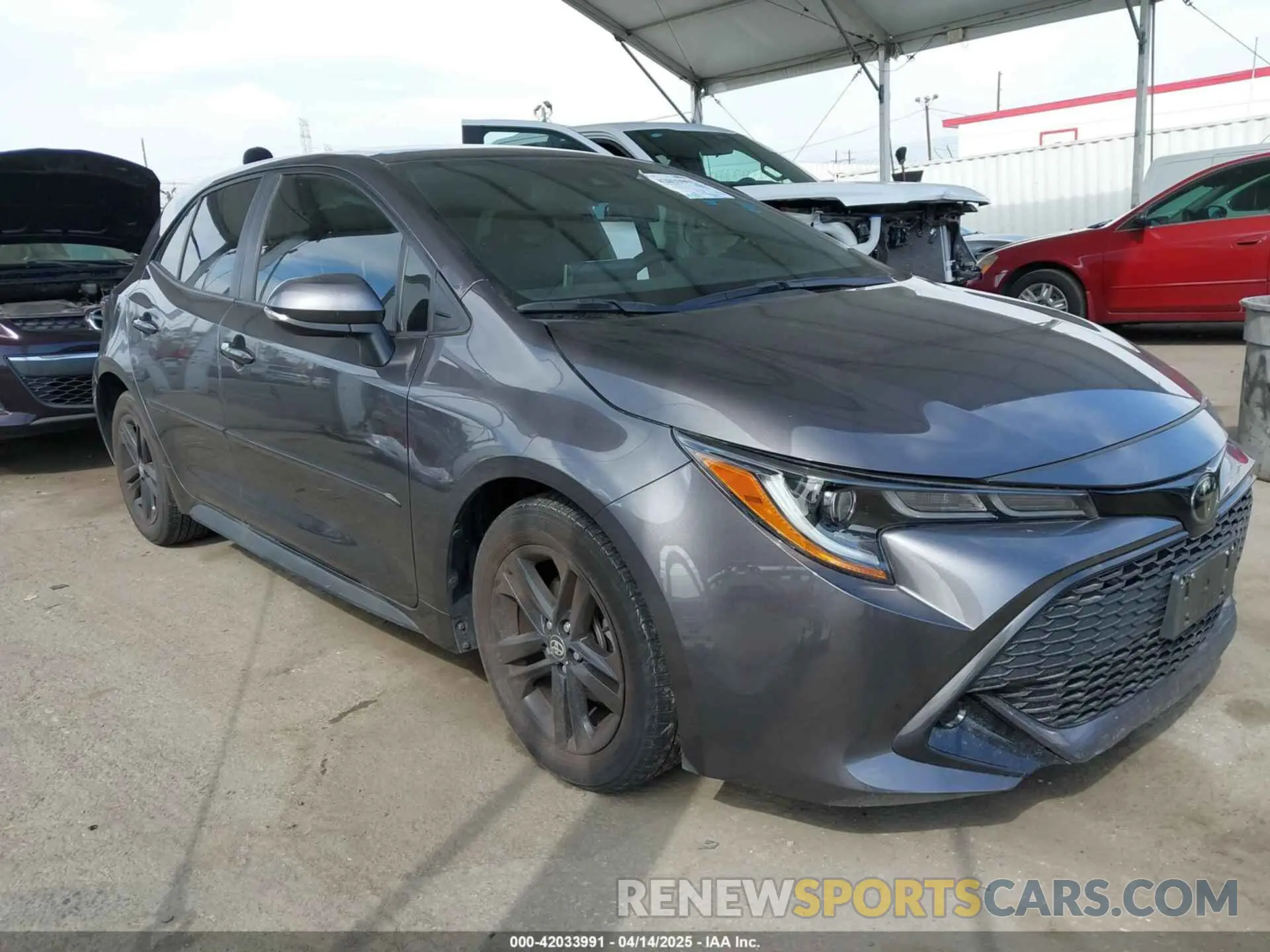 1 Photograph of a damaged car JTND4MBE3M3127668 TOYOTA COROLLA 2021