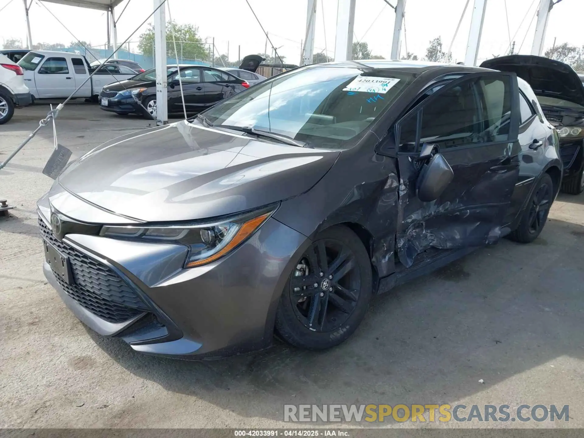 2 Photograph of a damaged car JTND4MBE3M3127668 TOYOTA COROLLA 2021