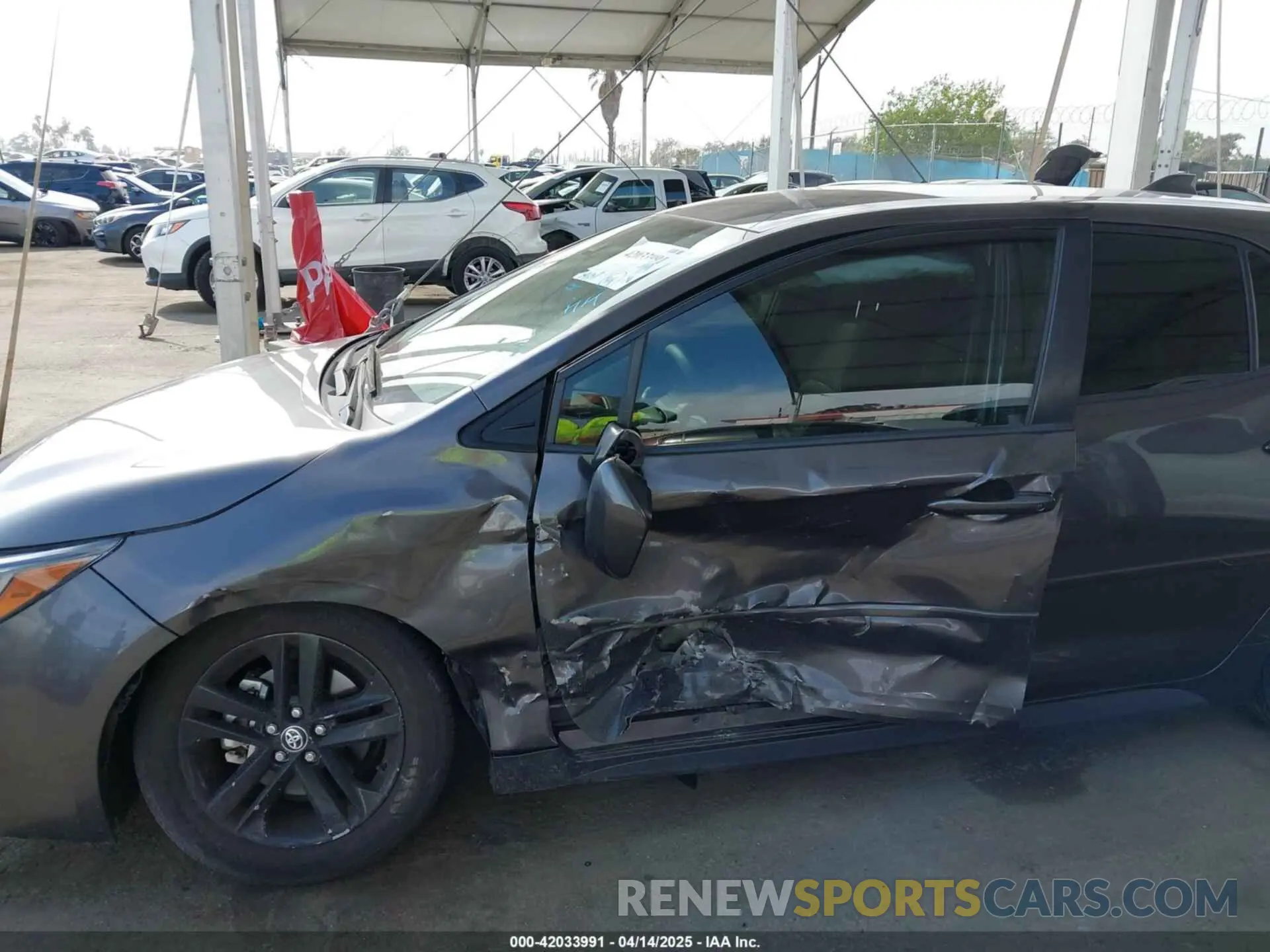 6 Photograph of a damaged car JTND4MBE3M3127668 TOYOTA COROLLA 2021