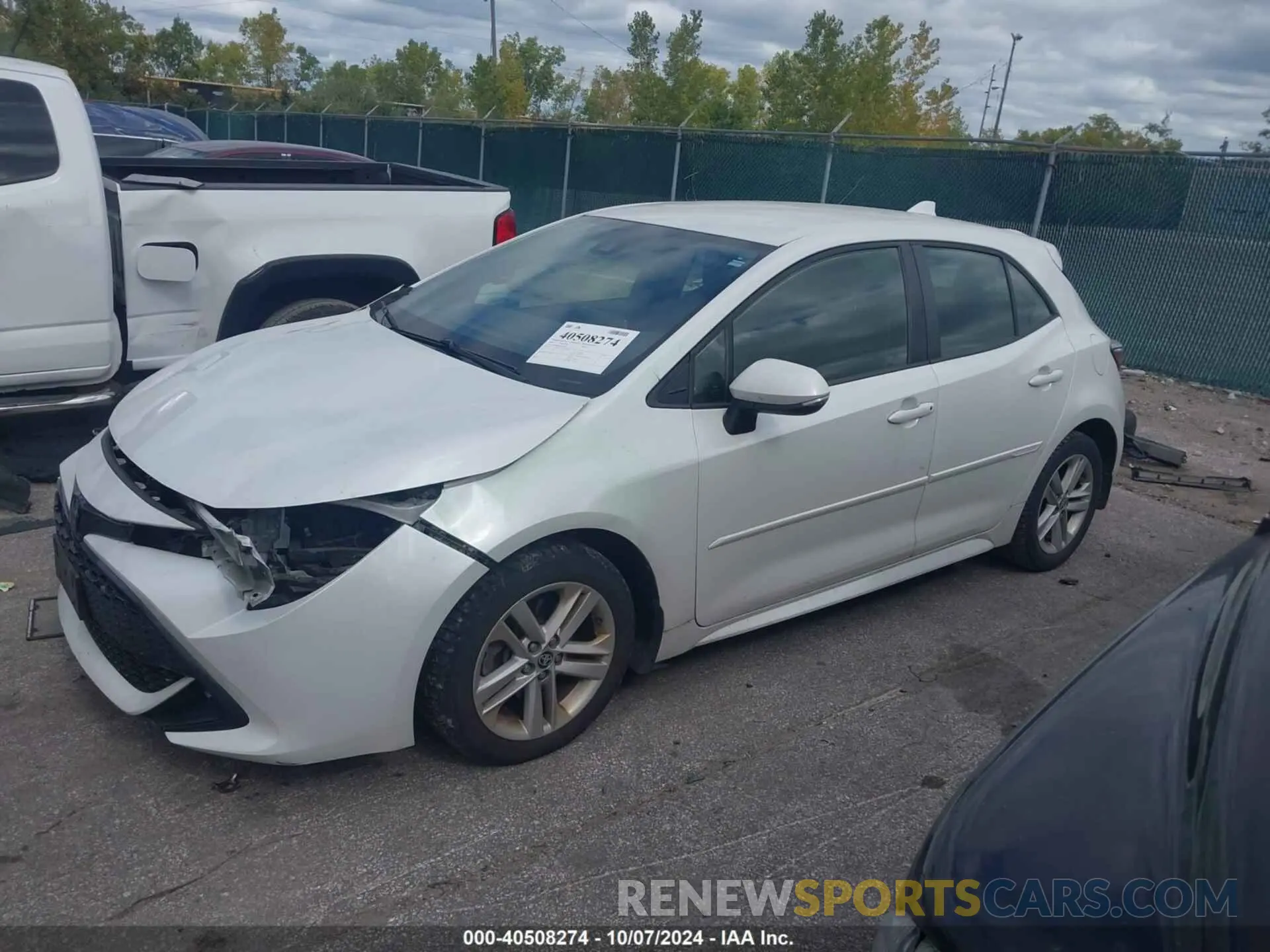 2 Photograph of a damaged car JTND4MBE3M3131638 TOYOTA COROLLA 2021