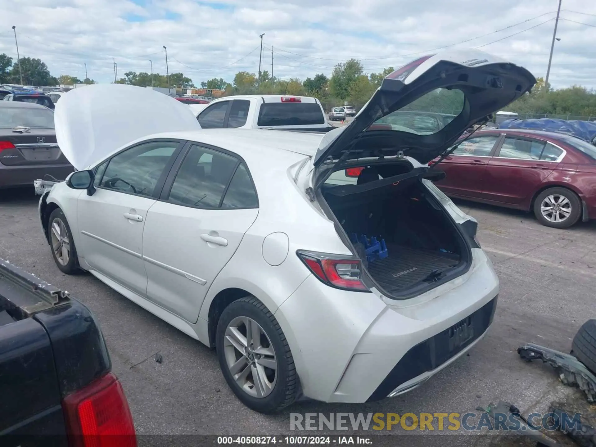 3 Photograph of a damaged car JTND4MBE3M3131638 TOYOTA COROLLA 2021