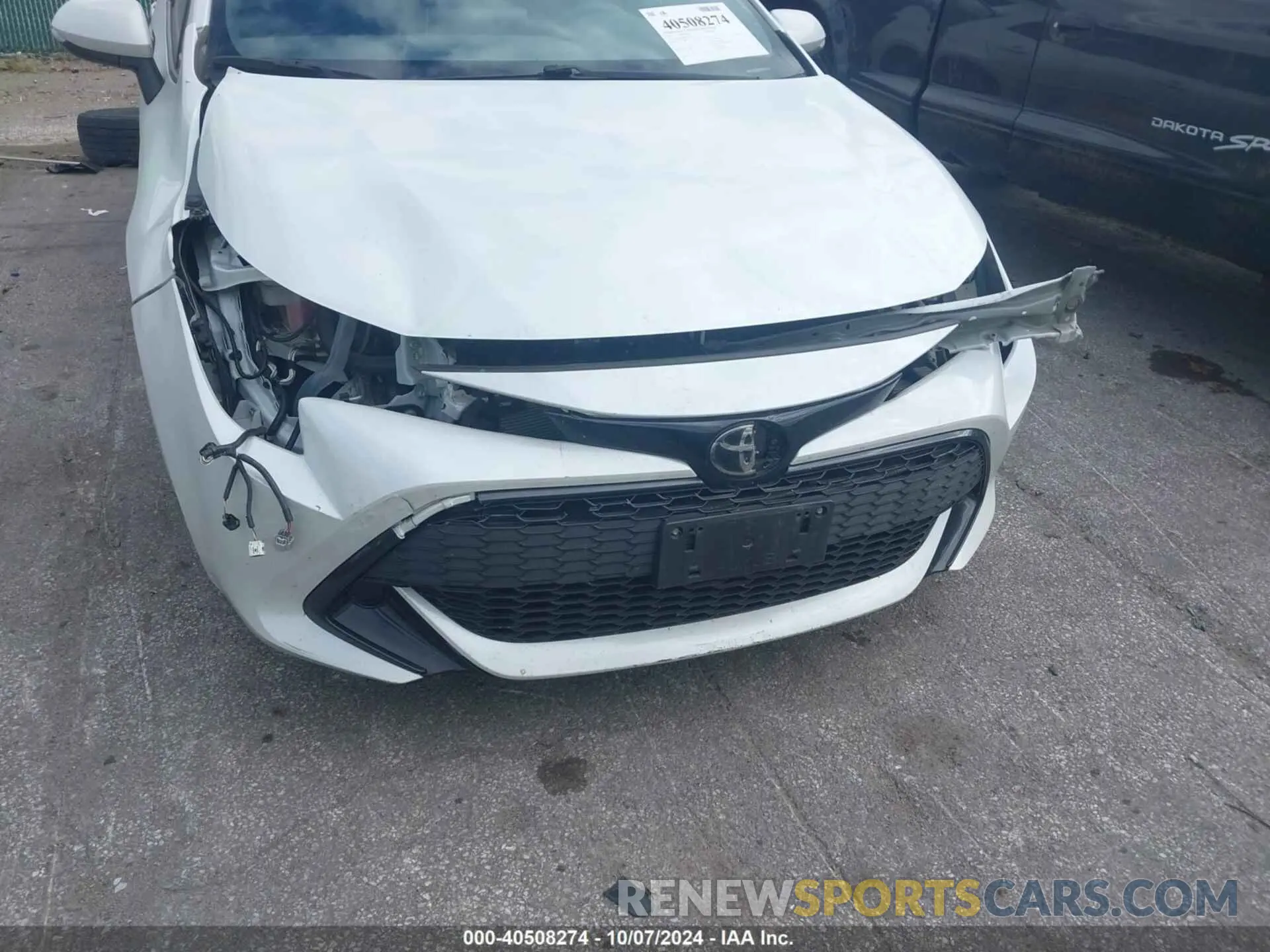 6 Photograph of a damaged car JTND4MBE3M3131638 TOYOTA COROLLA 2021