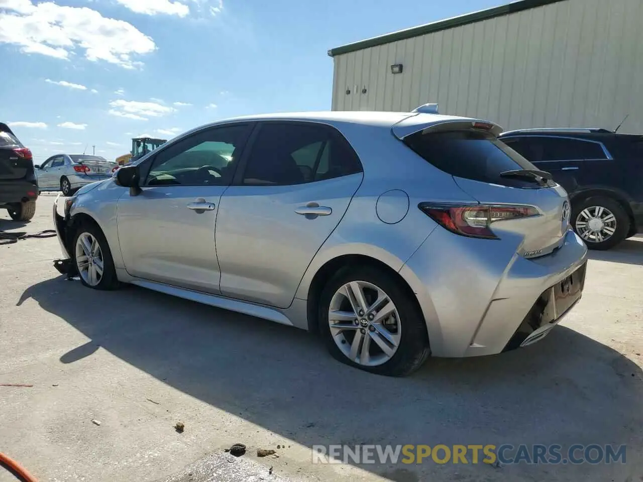 2 Photograph of a damaged car JTND4MBE4M3105307 TOYOTA COROLLA 2021