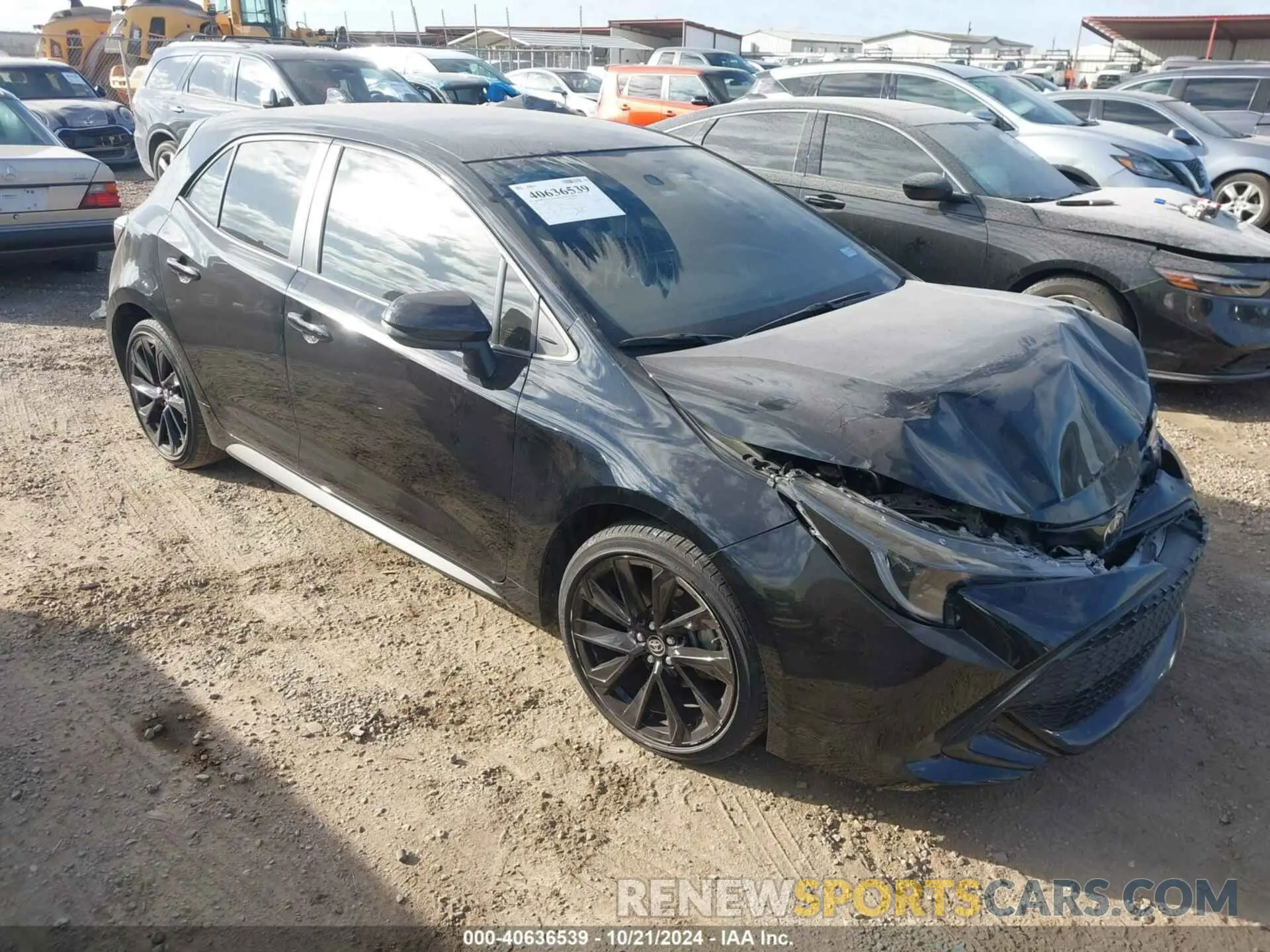 1 Photograph of a damaged car JTND4MBE4M3106411 TOYOTA COROLLA 2021