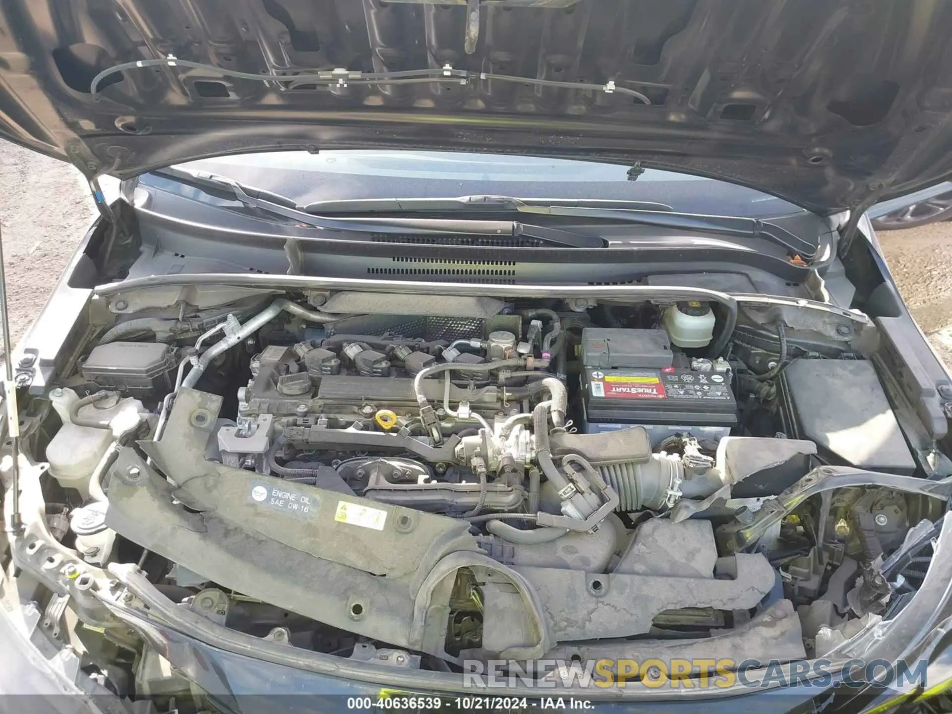 10 Photograph of a damaged car JTND4MBE4M3106411 TOYOTA COROLLA 2021