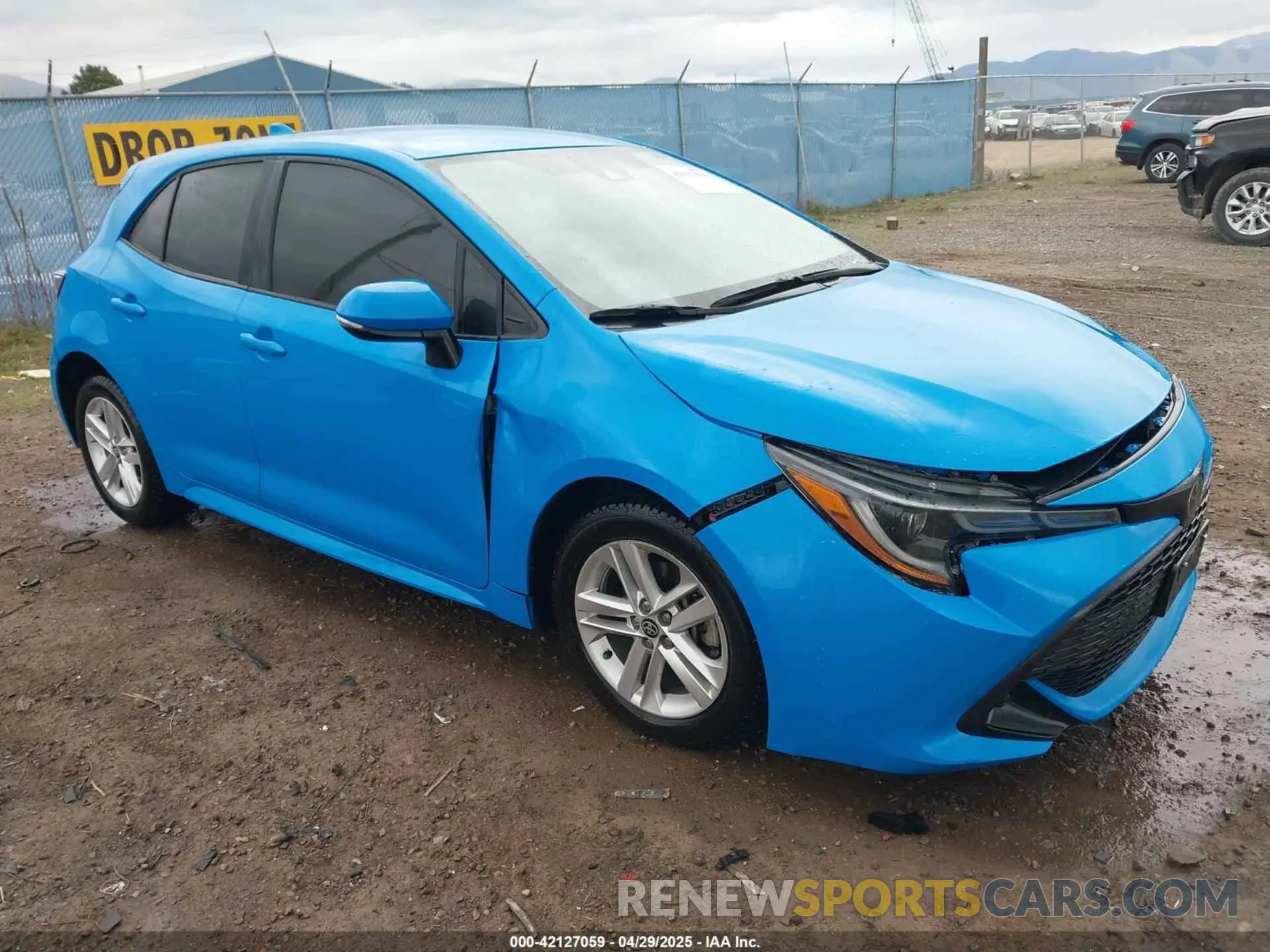 1 Photograph of a damaged car JTND4MBE4M3109843 TOYOTA COROLLA 2021