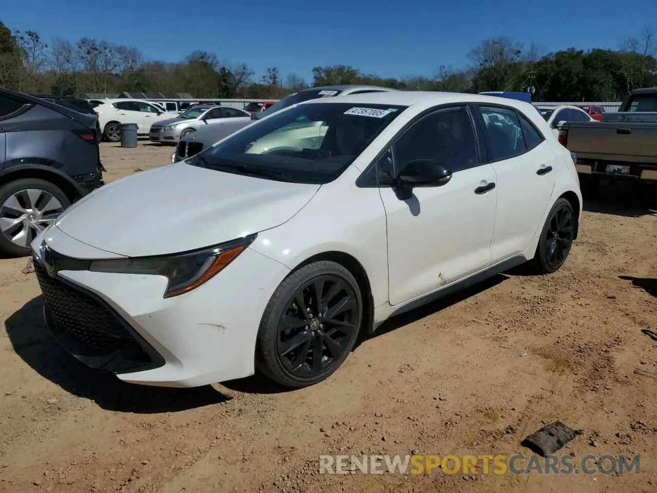 1 Photograph of a damaged car JTND4MBE4M3132376 TOYOTA COROLLA 2021