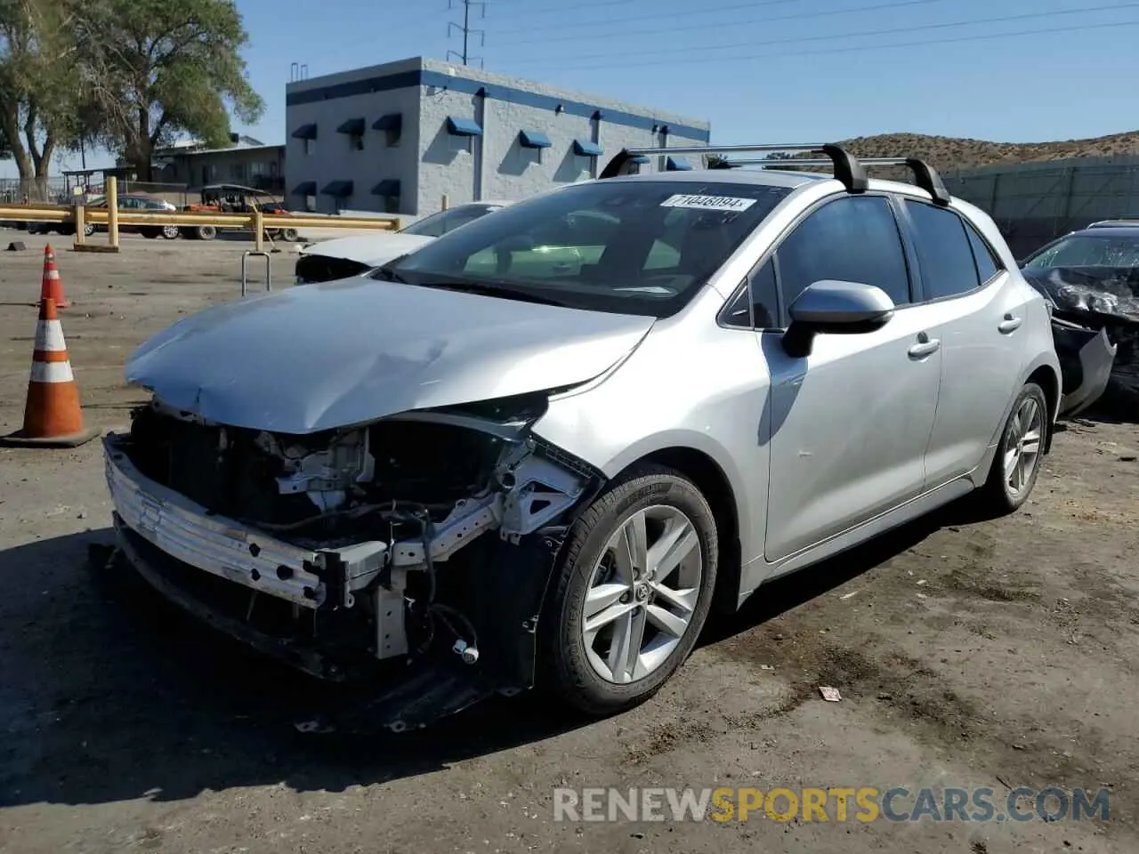 1 Photograph of a damaged car JTND4MBE4M3140462 TOYOTA COROLLA 2021