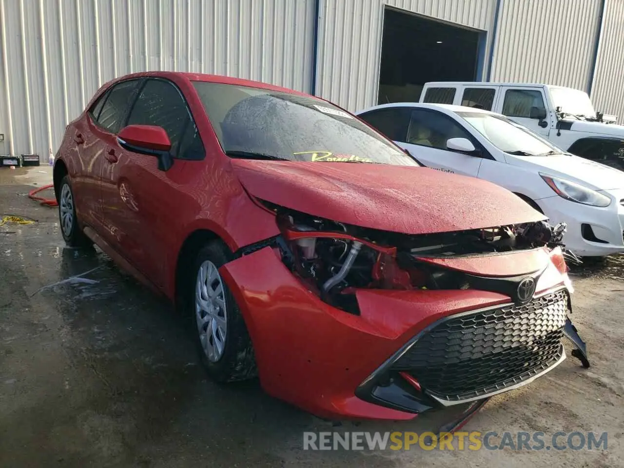 1 Photograph of a damaged car JTND4MBE5M3114484 TOYOTA COROLLA 2021