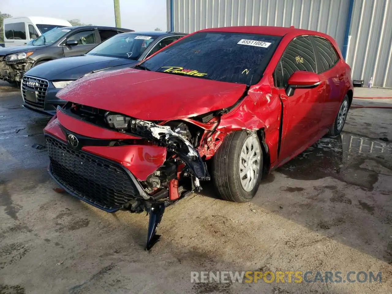 2 Photograph of a damaged car JTND4MBE5M3114484 TOYOTA COROLLA 2021