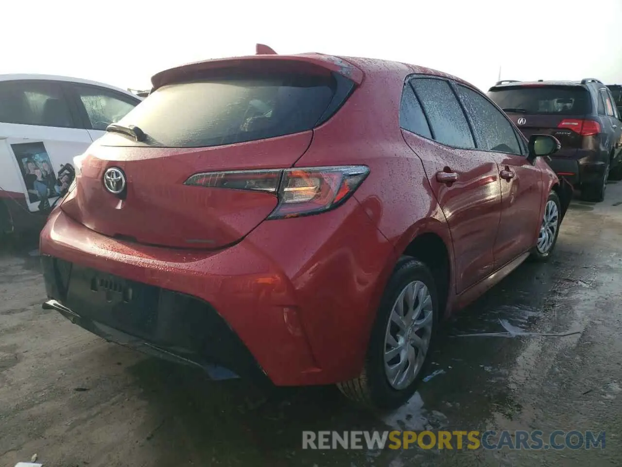 4 Photograph of a damaged car JTND4MBE5M3114484 TOYOTA COROLLA 2021
