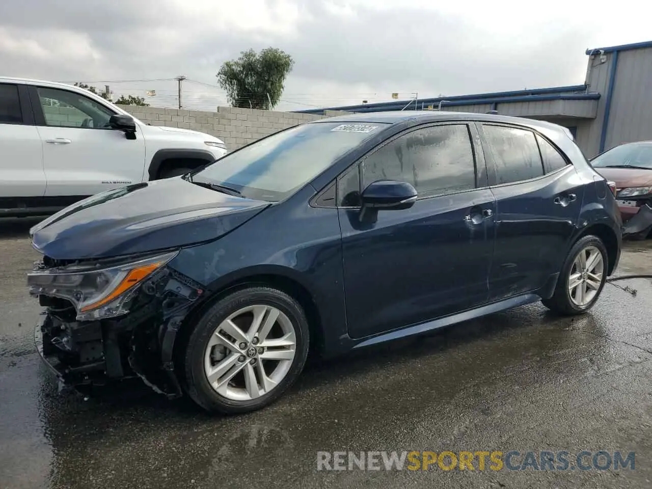 1 Photograph of a damaged car JTND4MBE5M3125274 TOYOTA COROLLA 2021