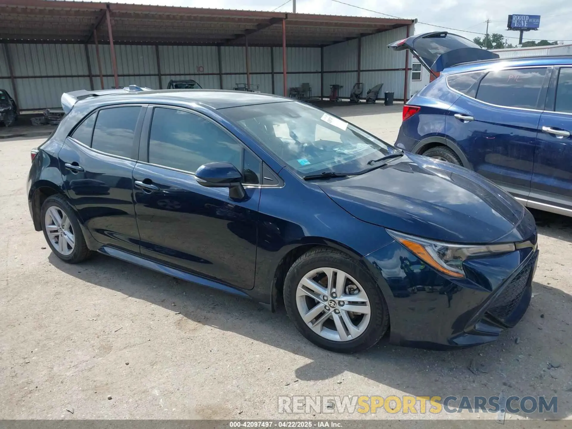 1 Photograph of a damaged car JTND4MBE5M3130281 TOYOTA COROLLA 2021