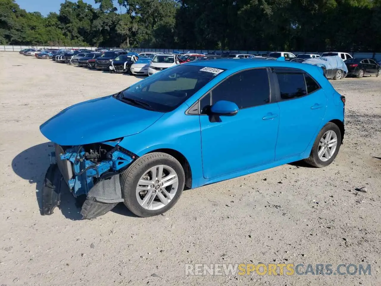 1 Photograph of a damaged car JTND4MBE5M3135173 TOYOTA COROLLA 2021