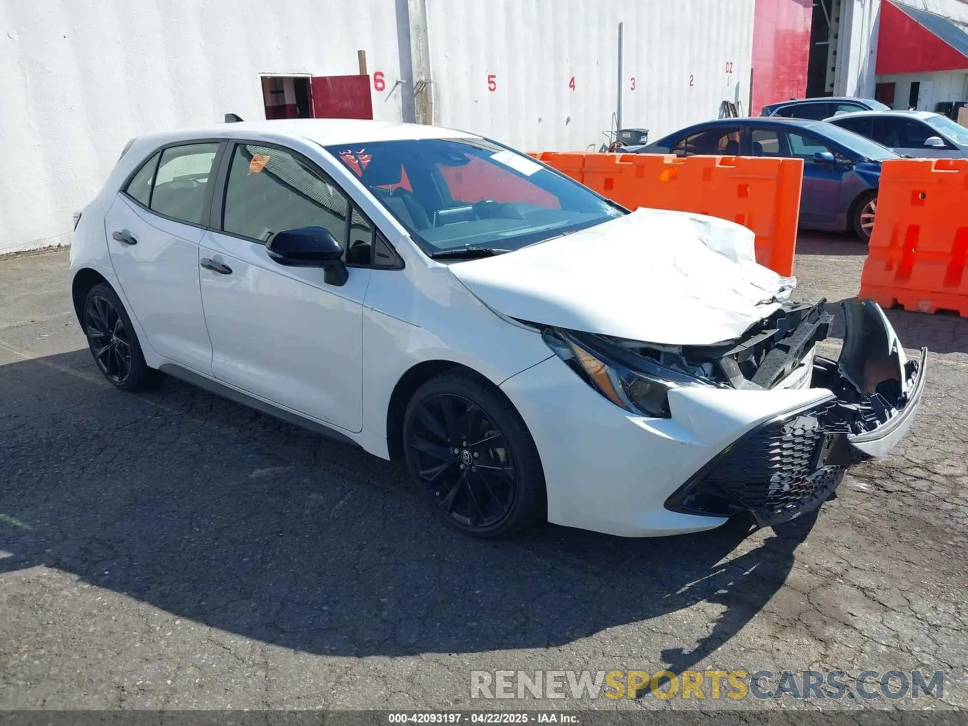 1 Photograph of a damaged car JTND4MBE6M3117524 TOYOTA COROLLA 2021