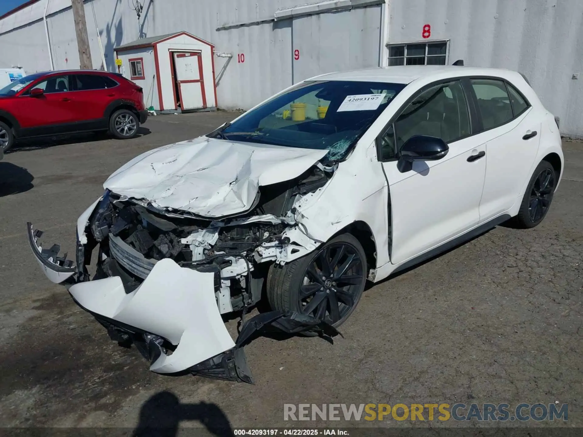 2 Photograph of a damaged car JTND4MBE6M3117524 TOYOTA COROLLA 2021