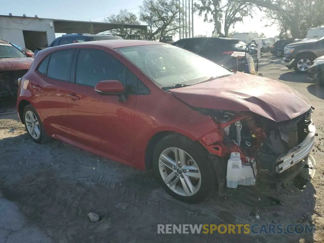 4 Photograph of a damaged car JTND4MBE6M3120200 TOYOTA COROLLA 2021