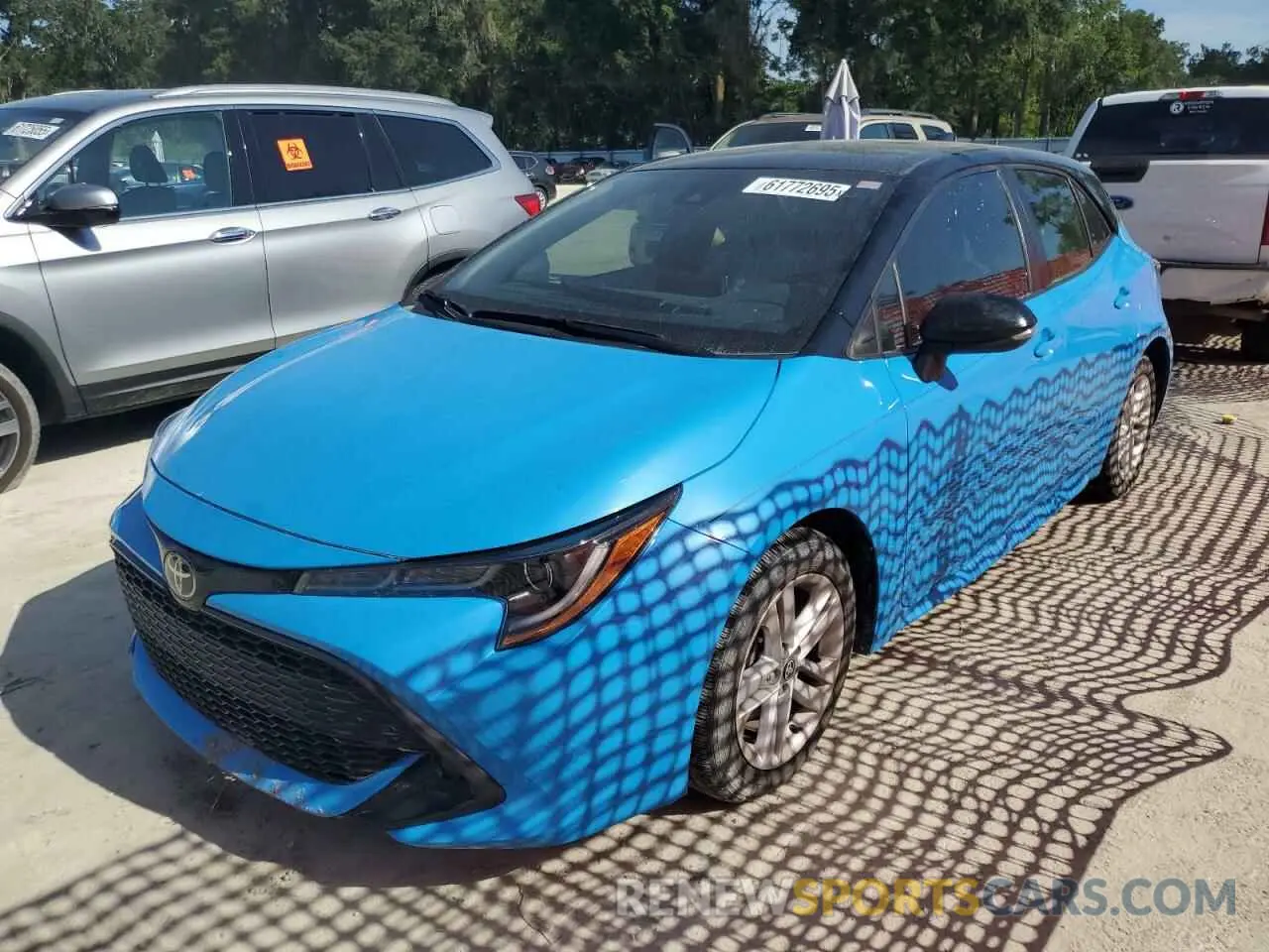 1 Photograph of a damaged car JTND4MBE6M3137790 TOYOTA COROLLA 2021