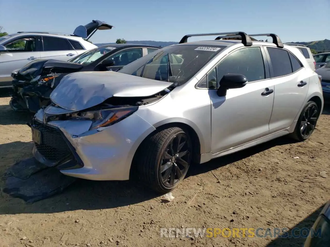 1 Photograph of a damaged car JTND4MBE6M3141323 TOYOTA COROLLA 2021