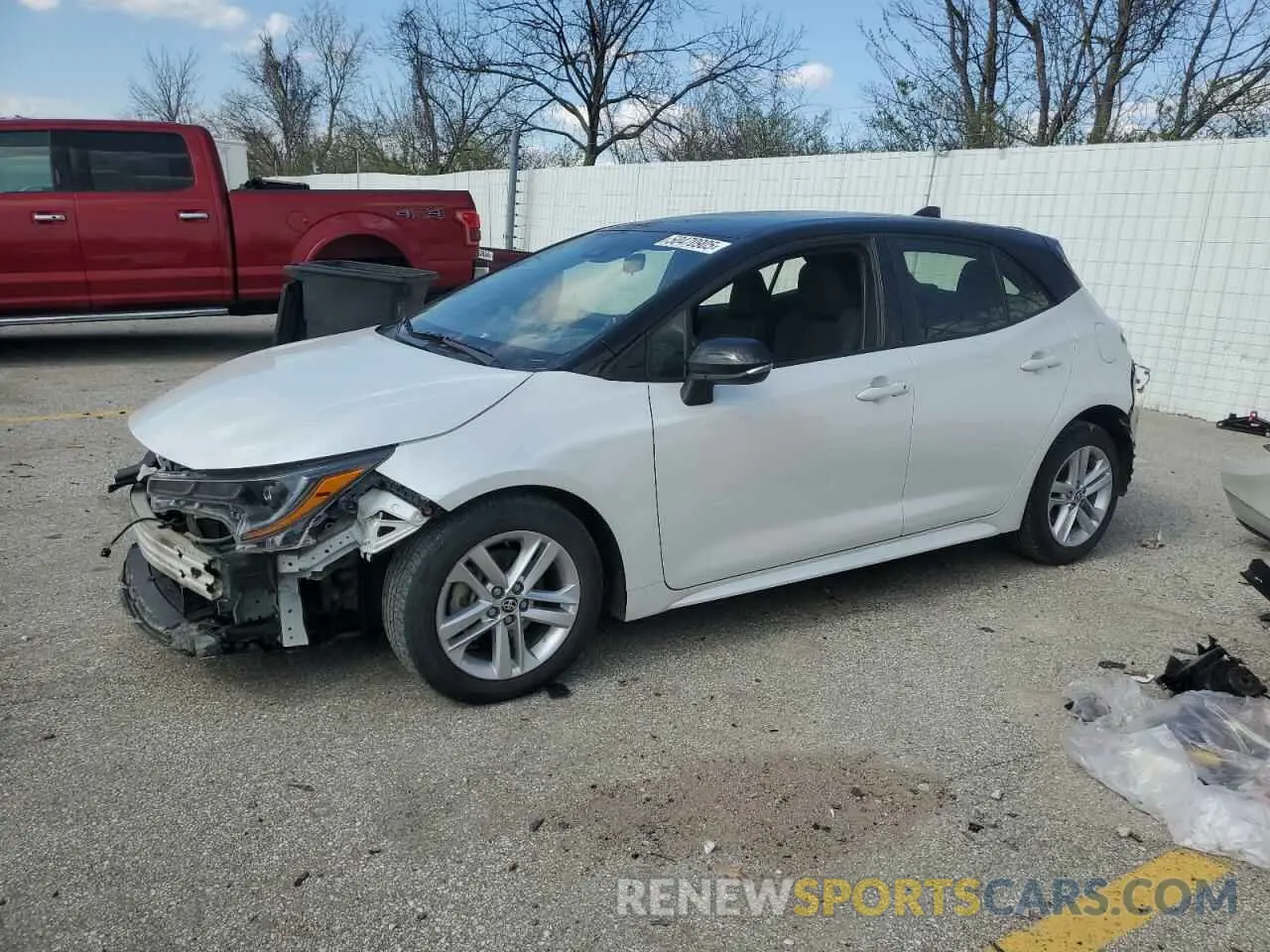 1 Photograph of a damaged car JTND4MBE7M3110694 TOYOTA COROLLA 2021