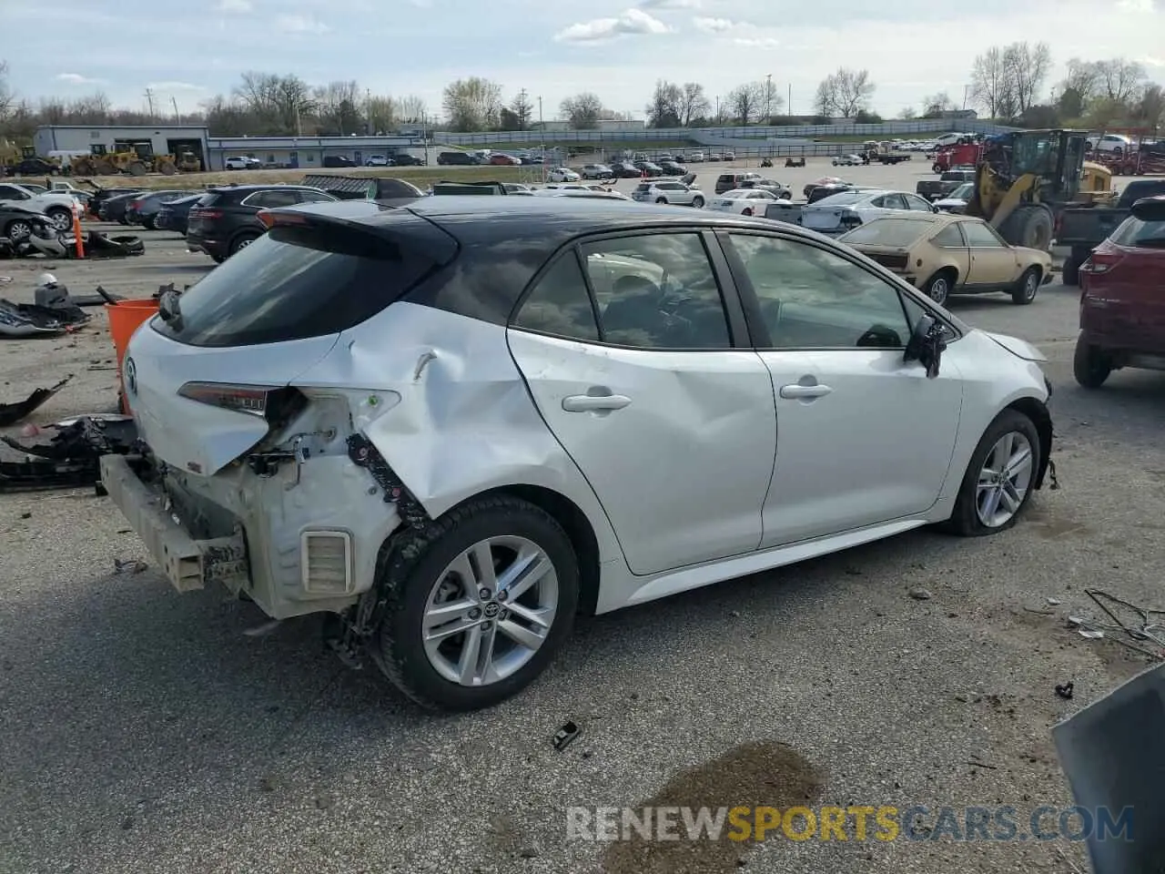 3 Photograph of a damaged car JTND4MBE7M3110694 TOYOTA COROLLA 2021