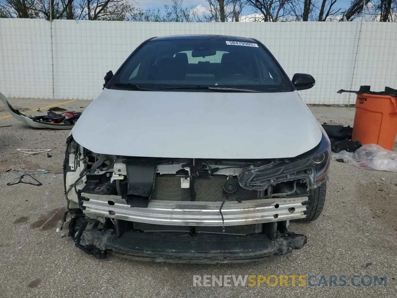 5 Photograph of a damaged car JTND4MBE7M3110694 TOYOTA COROLLA 2021
