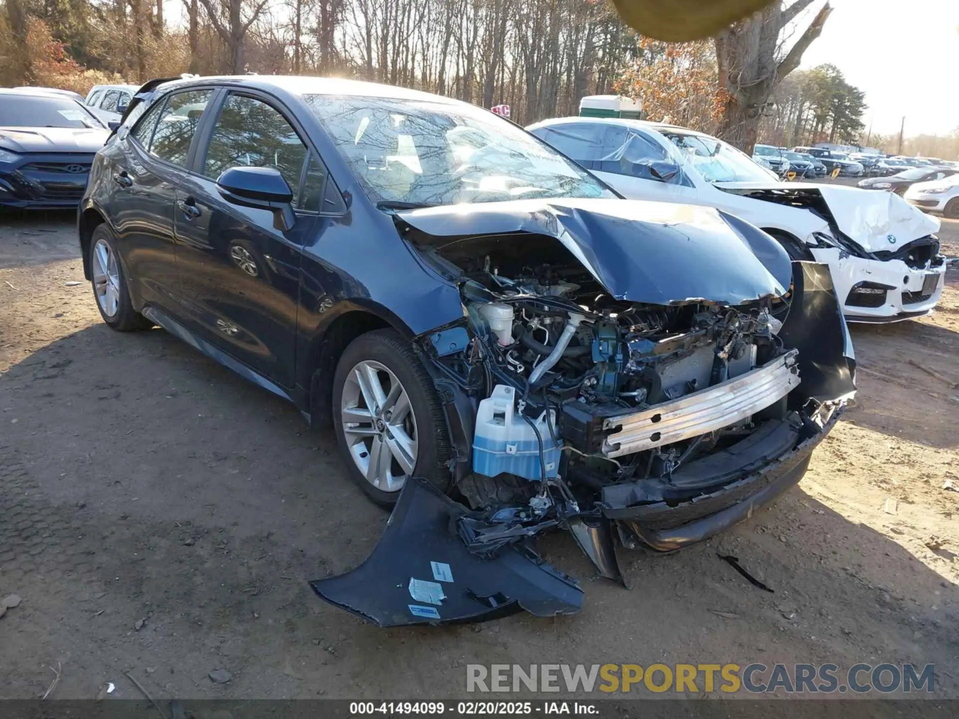 1 Photograph of a damaged car JTND4MBE7M3112722 TOYOTA COROLLA 2021