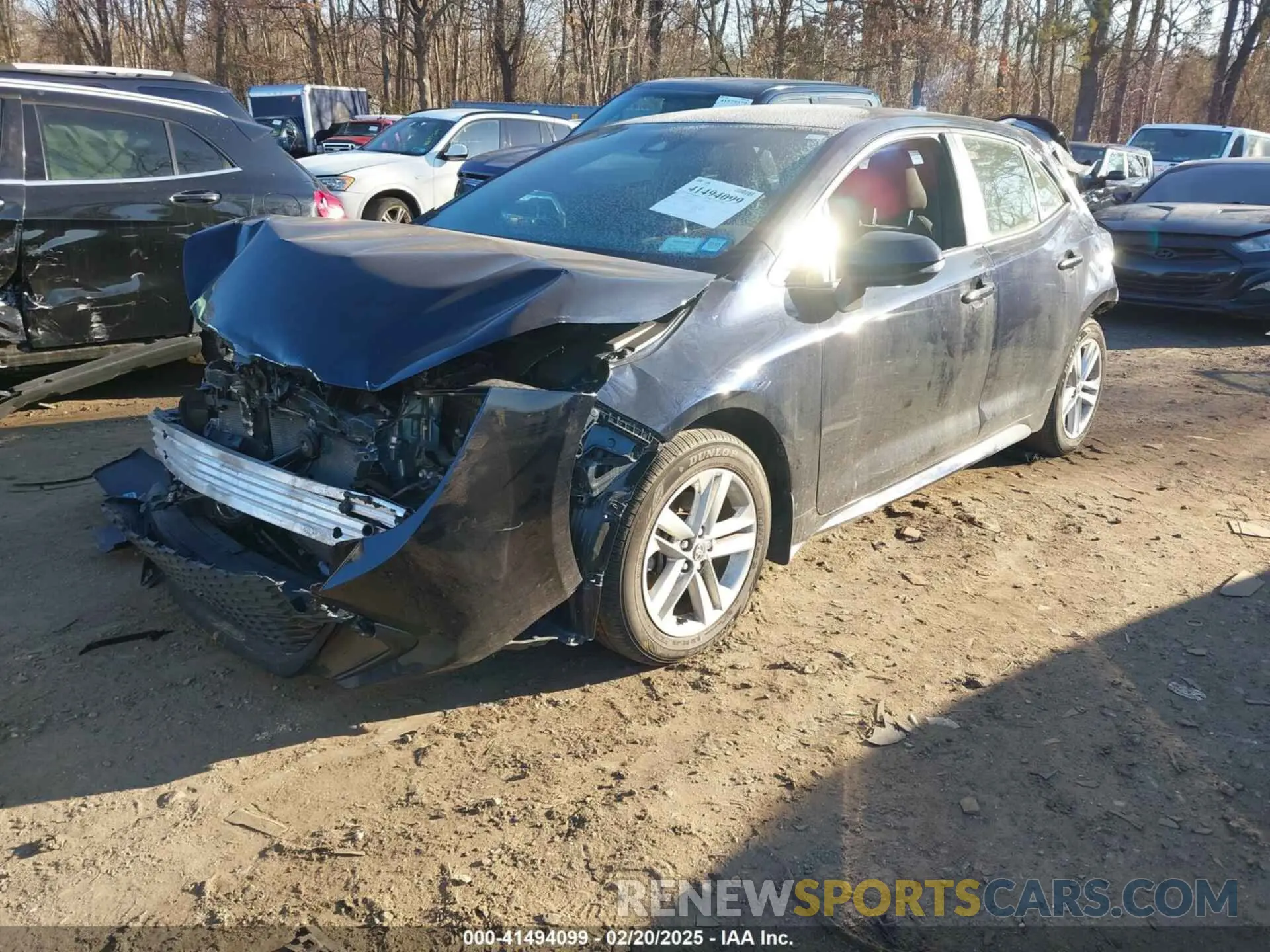 2 Photograph of a damaged car JTND4MBE7M3112722 TOYOTA COROLLA 2021