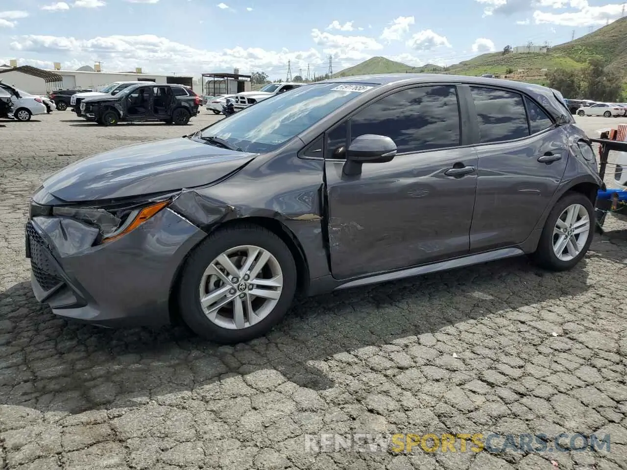 1 Photograph of a damaged car JTND4MBE7M3116902 TOYOTA COROLLA 2021