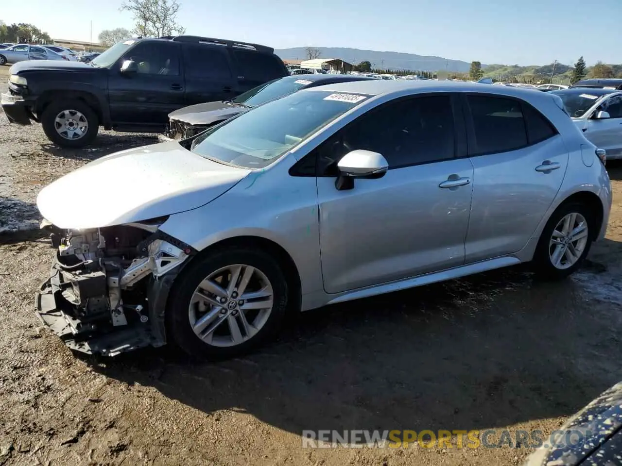 1 Photograph of a damaged car JTND4MBE7M3121968 TOYOTA COROLLA 2021