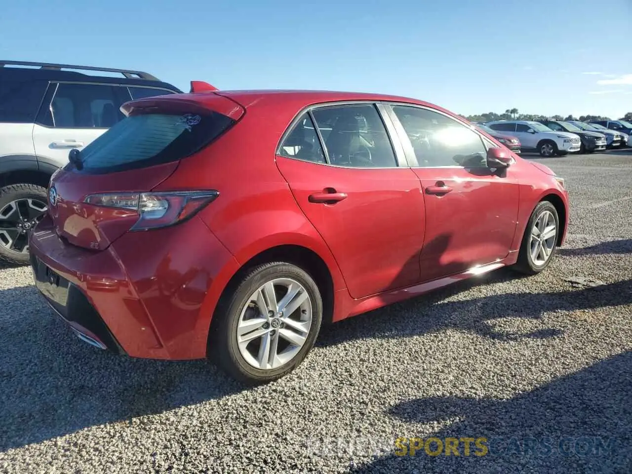 3 Photograph of a damaged car JTND4MBE7M3137782 TOYOTA COROLLA 2021