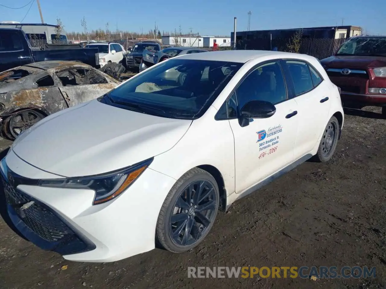 1 Photograph of a damaged car JTND4MBE7M3141993 TOYOTA COROLLA 2021
