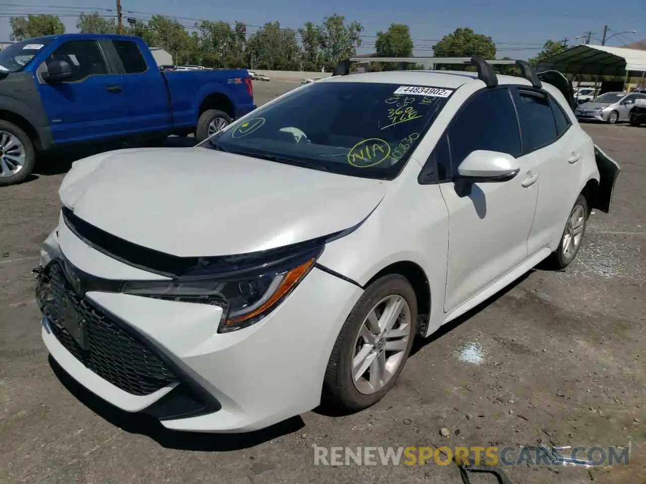 2 Photograph of a damaged car JTND4MBE8M3105830 TOYOTA COROLLA 2021