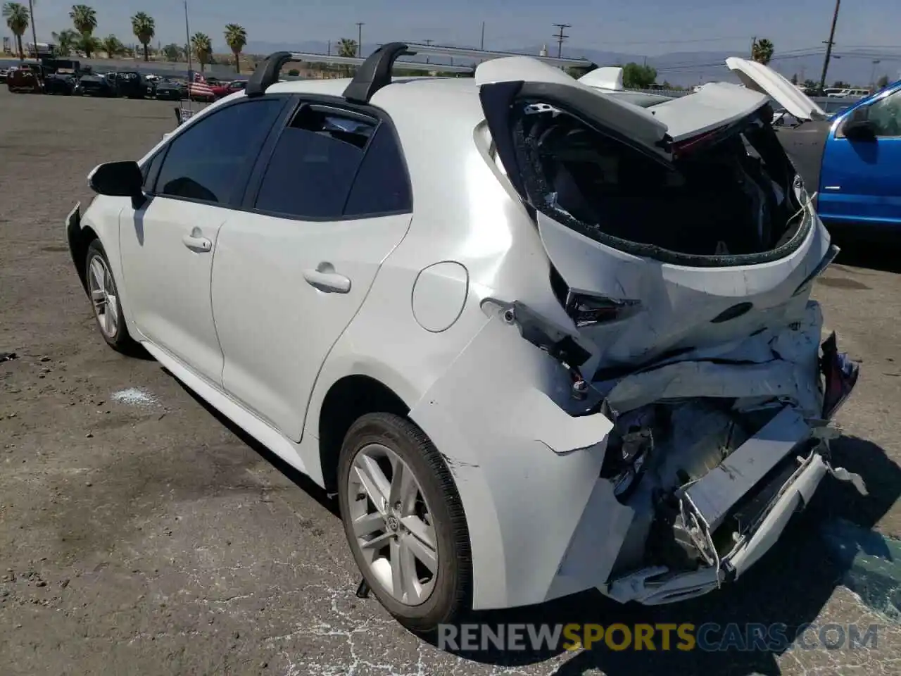 3 Photograph of a damaged car JTND4MBE8M3105830 TOYOTA COROLLA 2021