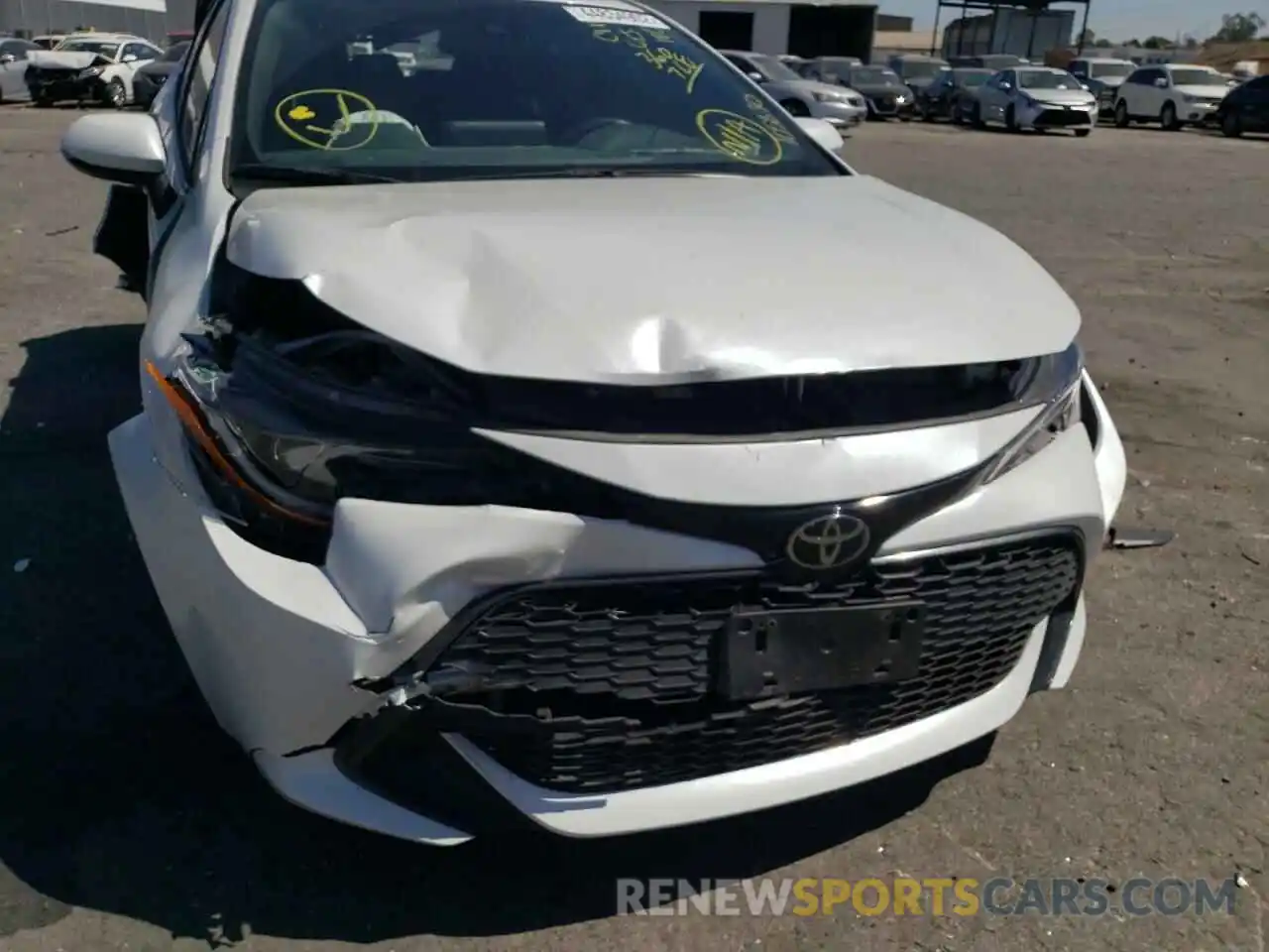 9 Photograph of a damaged car JTND4MBE8M3105830 TOYOTA COROLLA 2021