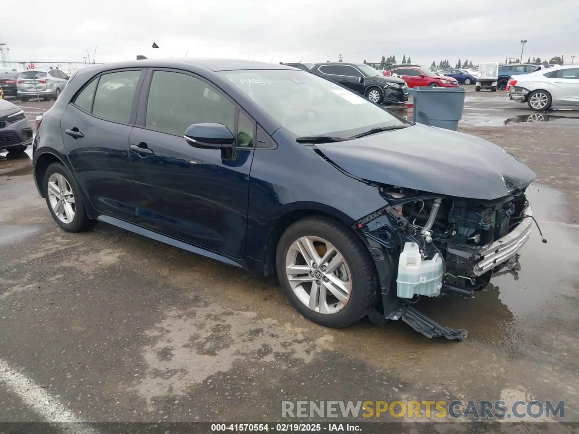 1 Photograph of a damaged car JTND4MBE8M3107240 TOYOTA COROLLA 2021