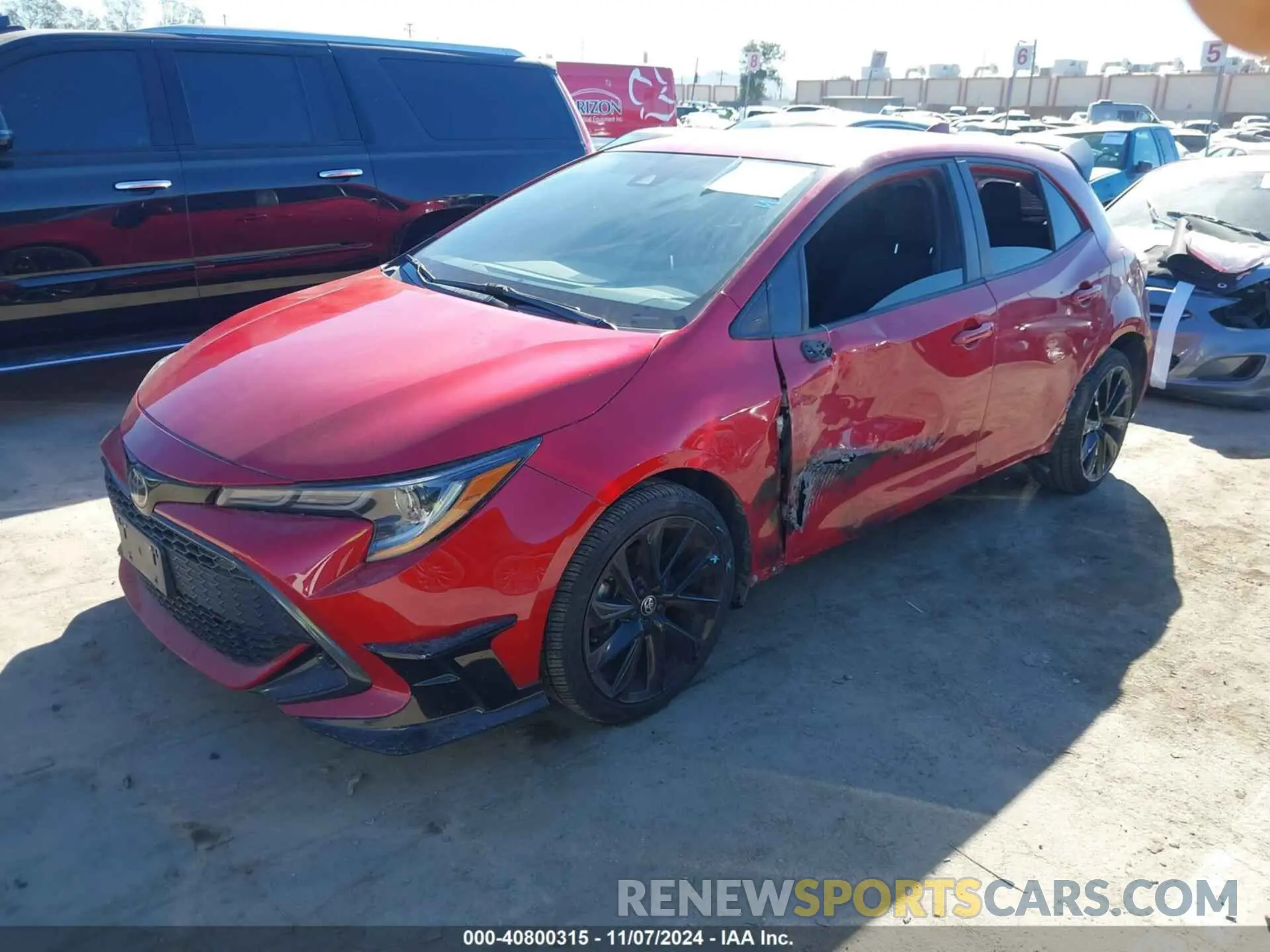 2 Photograph of a damaged car JTND4MBE8M3108162 TOYOTA COROLLA 2021
