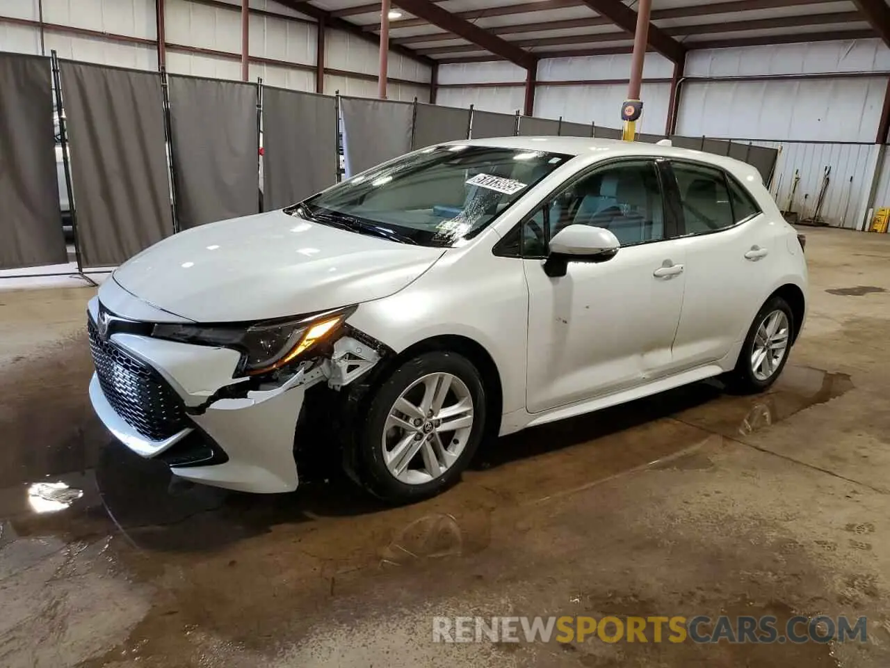 1 Photograph of a damaged car JTND4MBE8M3113393 TOYOTA COROLLA 2021