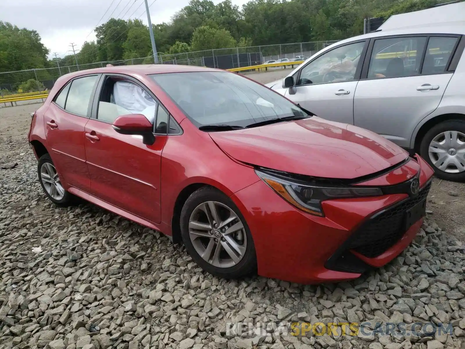 1 Photograph of a damaged car JTND4MBE8M3127018 TOYOTA COROLLA 2021