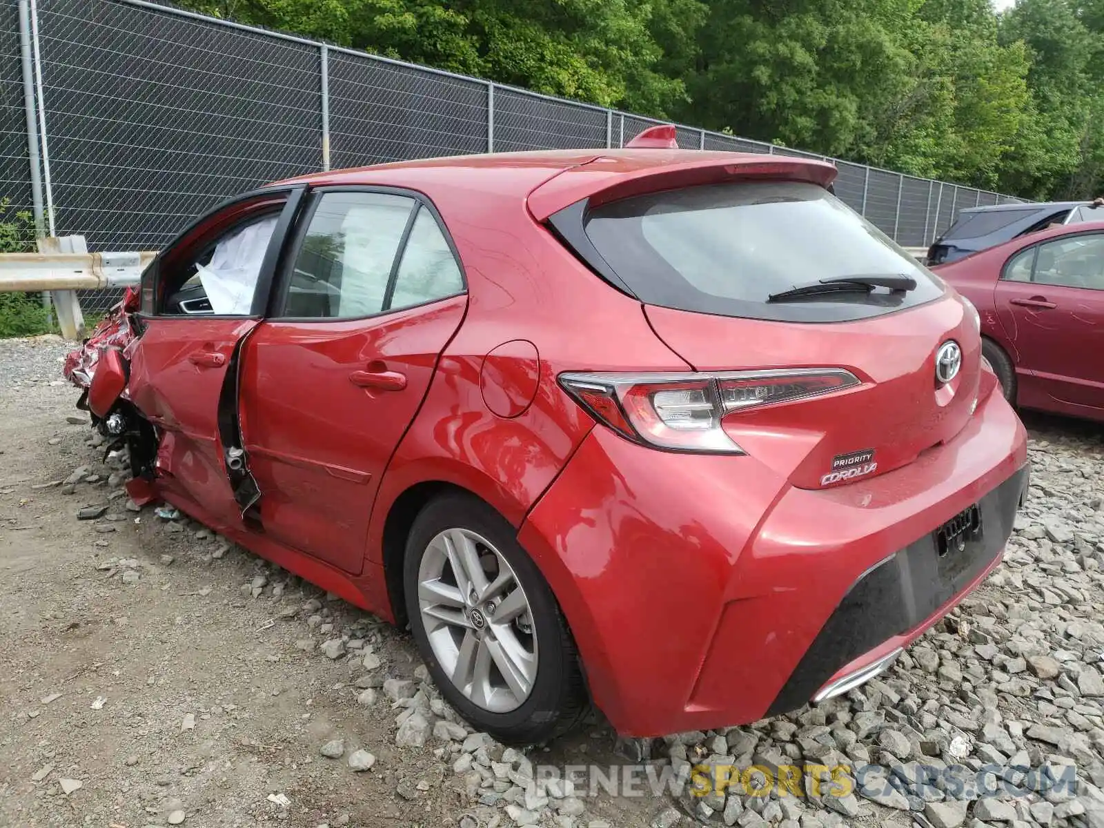 3 Photograph of a damaged car JTND4MBE8M3127018 TOYOTA COROLLA 2021