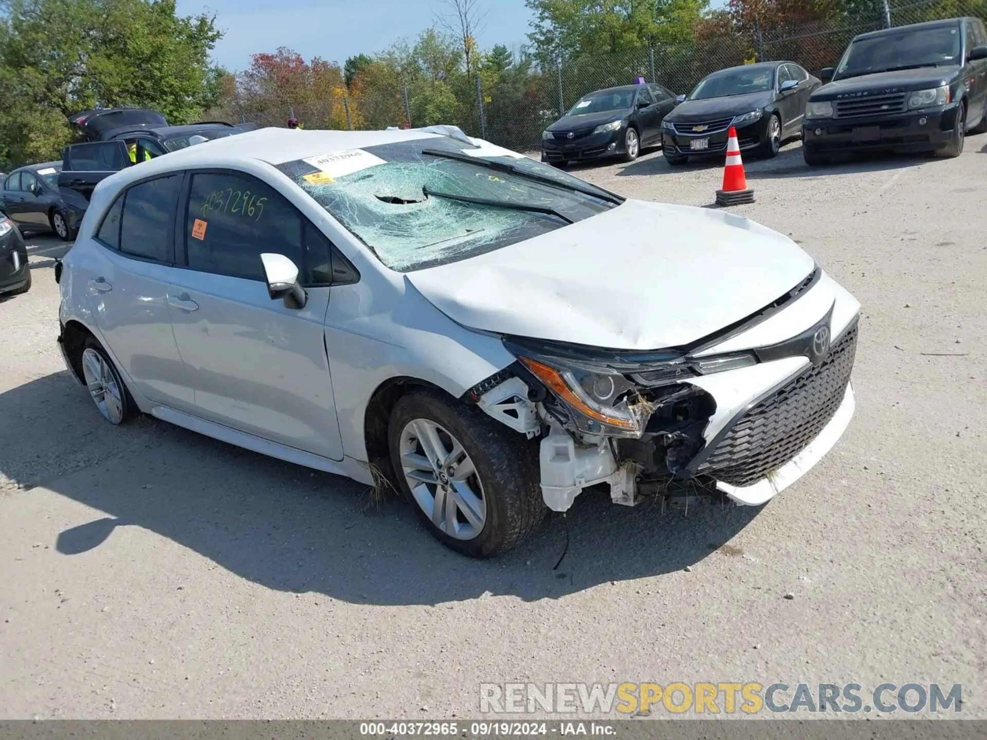 1 Photograph of a damaged car JTND4MBE8M3128346 TOYOTA COROLLA 2021
